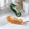 Muweordy 11cm Large Seahorse Hair Clip Marine Series Popular Hair Catches Acetate Hair Claw Exquisite Hair Clips For Women