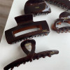Muweordy Brown Hair Clips Acetate Hair Claw Clip Chocolate-colored Hair Clip Popular Hair Catches Vintage Hair Accessory