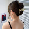 New Women Elegant Geometric Bow Hair Claws Vintage Simple Hair Clip Grab Large Metal Hairpins Barrettes Fashion Hair Accessories