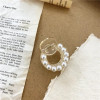 Elegant Big Pearls Hair Claws Clips for Women Big Size Acrylic Headwear Hairpins Hair Crab Barrettes Hair Accessories for Women