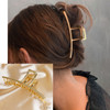 Fashion Irregular Metal Hair Claw Vintage Hair Clips Crab Hairpin Simple Geometric Barrettes Headband Hair Accessories Headwear