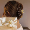 Fashion Irregular Metal Hair Claw Vintage Hair Clips Crab Hairpin Simple Geometric Barrettes Headband Hair Accessories Headwear