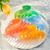 New French Hair Claw Acrylic Claw Clip Stripe Floral Crab Hair Clip Retro Popular Hair Catches Hair Accessories for Women Girls
