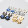 Luxury Men's Women's Cufflinks Suits Dress Shirts Buttons Fashion Business Office Banquet Wedding Cuff Link-Cap Gifts for Men