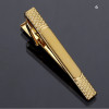 Luxurious Tie Clip Classic Simple Style Pin Clasp Bar Gold Color Male Business Necktie Clip Clasp Metal Men Jewelry Accessories