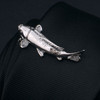 Men Tie Clip Cute Steamship Dolphin Airplane Tableware Shape Tie Bar Wedding Party Tie Pin Jewelry Tie Clip High Grade Men Gifts