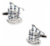 iGame Guitar Cuff Links Quality Brass Material Music Instrument Series Cufflinks For Wedding Men