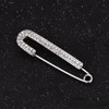 Cute Alloy Rhinestone Pins For Pants Waist Adjustment Women Cardigan Scarf Shawl Safety Brooches Korean Simple Luxury Jewelry