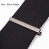 New Tie Clips for Men's Metal Necktie Bar Dress Shirts Tie Pin for Wedding Ceremony Metal Silver Color Tie Clip Man Accessories