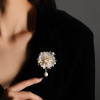 Classic Versatile Natural Shell Rose Brooch Mother Shell Flower Brooch Accessories Wholesale