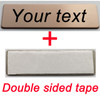 70*20MM Customizable Brooches Pin Personalized Engraved Your Text Logo Business ID Plate Steel Metal Tag Customized Name Badges