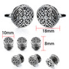 Button Covers For Mens Shirts with Vintage Enamel Hollow Pattern,Tuxedo Shirt Cufflinks and Studs for men,Wedding Accessories