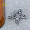 Bright Stars New S925 silver plated platinum-plated magnesium aluminum pomegranate brooch