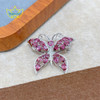 Bright Stars New S925 silver plated platinum-plated magnesium aluminum pomegranate brooch