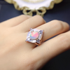 100% Natural Opal Ring 7x9mm Sterling Silver 925 Women's Ring and Pendant Gemstone Anniversary Party Classic Fine Jewelry Set