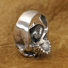 Huge Fire Skull 925 Sterling Silver Ring Mens Biker Punk Jewelry TA426 US Size 7~16