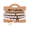 Bohemian Handmade Beads Bracelet Set For Women Summer Colorful Beaded Chain Bangle Girls Boho Jewelry Accessories