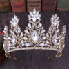 Luxury Baroque Crystal Tiaras And Crowns Vintage Rhinestone Prom Diadem Women Bridal Wedding Hair Accessories Jewelry Ornament