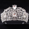 Luxury Vintage Crystal Crown Tiara Baroque Rhinestone Prom Diadem Crown For Women Bridal Wedding Hair Accessories Jewelry Crown