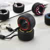 Luxury Mini F1 Racing Tire Keychain Car Key Accessories PVC Tyre Pendant Bag Charm Men's Gadgets Gifts For Friends Car Lovers