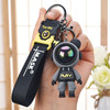 Cartoon Lightning Bear Keychain Cute Astronaut Bear Doll Keyring Bag Pendant Couple Car Keyholder Creative Bag Charm Accessories