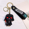 Disney Movie Star Wars Keychain Darth Vader Imperial Stormtrooper Yoda Baby Doll Keyrings Key Holder for Boys Gifts