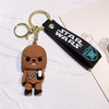 Disney Movie Star Wars Keychain Darth Vader Imperial Stormtrooper Yoda Baby Doll Keyrings Key Holder for Boys Gifts