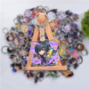 100pcs/Lot Hundreds of Styles Acrylic Keychain Customized Key Chain Anime Keyring Chibi Pendant Accessories