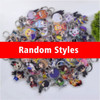 100pcs/Lot Hundreds of Styles Acrylic Keychain Customized Key Chain Anime Keyring Chibi Pendant Accessories