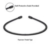 6PCS Invisible Black Iron Metal Headband for Women Men Unisex Long Hair Sport Face Washing Wave Hairband Hair Jewelry Accessory