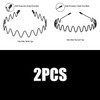 6PCS Invisible Black Iron Metal Headband for Women Men Unisex Long Hair Sport Face Washing Wave Hairband Hair Jewelry Accessory