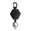 1Pcs Anti-theft Metal Easy-to-pull Buckle Rope Elastic Keychain Sporty Retractable Key Ring Anti Lost Yoyo Ski Pass ID Card