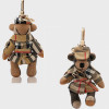 Doll Teddy Bear Plaid Limb Rotation Cashmere Wool Bag Ornament Car Keychain