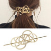 Fashion Hair Stick Boho Irregular Hair Accessories Gold Color Shaped Bun Holder Cage Hair Pins for Women Hairwear Jewelry H040
