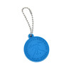 Custom Design Debossed 2D Soft PVC Keychain with Ball Chain