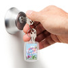 50pcs Rectangle Acrylic Photo Frame Keychain Clear Blank Personalized Picture Insert Keychain Acrylic Picture Snap In Keychains