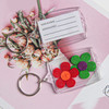 50pcs Rectangle Acrylic Photo Frame Keychain Clear Blank Personalized Picture Insert Keychain Acrylic Picture Snap In Keychains