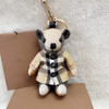 Teddy Bear Sweater Hat Doll Rotation Cashmere Wool Bag Ornament Keychain
