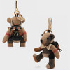 Teddy Bear Sweater Hat Doll Rotation Cashmere Wool Bag Ornament Keychain