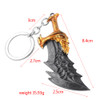 God of War Ragnarok Keychain Kratos Leviathan Axe Blades of Chaos Key Chain Weapon Pendant Keyring Gift