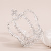 Baroque Crystal Tiaras And Crowns For Women Bride Rhinestone Prom Diadem Party Wedding Bridal Hair Accessories Jewelry Crown