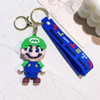 30 Styles Super Mario Keychain Mario Bros Luigi Toad Yoshi Bowser Action Figure Model PVC Cartoon Bag Doll Pendant Toys Gifts
