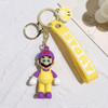 30 Styles Super Mario Keychain Mario Bros Luigi Toad Yoshi Bowser Action Figure Model PVC Cartoon Bag Doll Pendant Toys Gifts