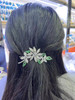 2024 New Fashion Zirconia Flower Designer Hair Wear Hair Clip Luxury Hair Jewelry For Women Girls Cute Hair Accessories