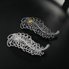 Hot sale Zirconia Designer Hair Wear Hair Clip Luxury Hair Jewelry For Women Girls Cute Hair Accessories