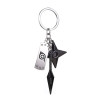 Naruto Anime Kunai Shuriken Konoha Ninja Keychain for Car Keys Bag Backpack Trinkets Keyring Accessories Women Jewelry Men Gift