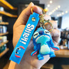 Cartoon Anime Disney Keychain Mickey Mouse Minnie Lilo & Stitch Keyring Key Chain Car Pendant Kids Toys Gifts Wholesale