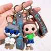 Rick and Morti Dolls Keychains Cartoon Anime Figures Keyrings Fashion Cute Car Bags Pendant Key Holders Kids Birthday Gift 2023