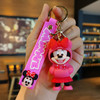 Disney Cartoon Anime Lilo and Stitch Pendant Keychains Holder Car Key Chain Key Ring Mobile Phone Bag Hanging Jewelry Gifts