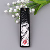 Japanese Anime Embroidery Key Fobs Manga Keychains for Women Car Key Chains Keyring Accessories Backpack Pendant Chain